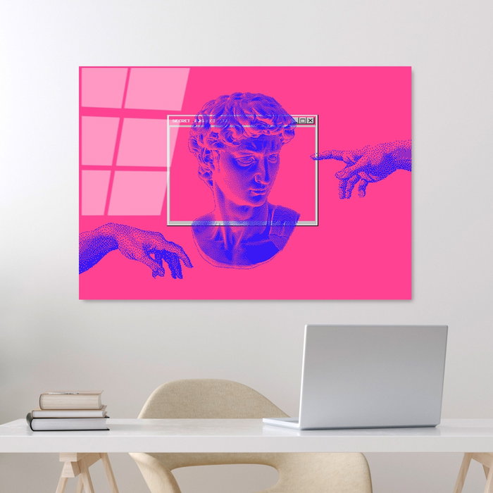 Wallity Pintura Decorativa de Vidrio Templado UV-766 70 x 100 cm Multicolor Wallity Pintura Decorativa de Vidrio Templado UV-766 70 x 100 cm Multicolor